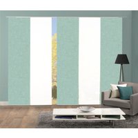 HOME WOHNIDEEN Schiebegardine "PIVE 5er SET", (5 St.), Schiebevorhang Digidruck 5er Set PIVE von Home Wohnideen