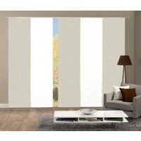 HOME WOHNIDEEN Schiebegardine "PIVE 5er SET", (5 St.), Schiebevorhang Digidruck 5er Set PIVE von Home Wohnideen