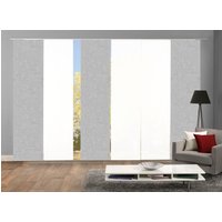 HOME WOHNIDEEN Schiebegardine "PIVE 6er SET", (6 St.), Schiebevorhang Digidruck 6er Set PIVE von Home Wohnideen