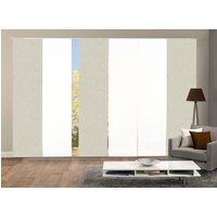 HOME WOHNIDEEN Schiebegardine "PIVE 6er SET", (6 St.), Schiebevorhang Digidruck 6er Set PIVE von Home Wohnideen