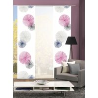 HOME WOHNIDEEN Schiebegardine "SCOPPIO" Klettband 4 Stk. tlg. HxB: 245x60, inkl. Befestigungszubehör von Home Wohnideen