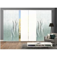 HOME WOHNIDEEN Schiebegardine "SIRALIO", (6 St.), SCHIEBEVORHANGSET,SEIDENOPTIK,DIGIDRUCK von Home Wohnideen