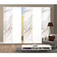 HOME WOHNIDEEN Schiebegardine "SUMANI 5er SET", (5 St.), Schiebevorhang Digidruck 5er Set SUMANI von Home Wohnideen