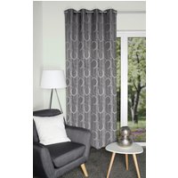 HOME WOHNIDEEN Vorhang "ENOLA" Ösen 1 Stk. tlg. Ösenschal mit Jacquardmusterung von Home Wohnideen