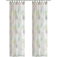 HOME WOHNIDEEN Vorhang "RAWLINS", (2 St.), 2er Pack Schlaufenschal RAWLINS bedruckt von Home Wohnideen