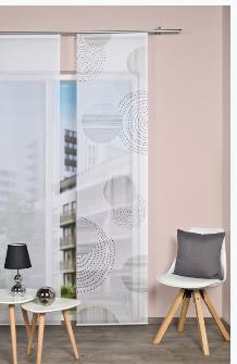 Home Wohnideen Flächenvorhang Neomi grau, 60 x 260 cm von Home Wohnideen