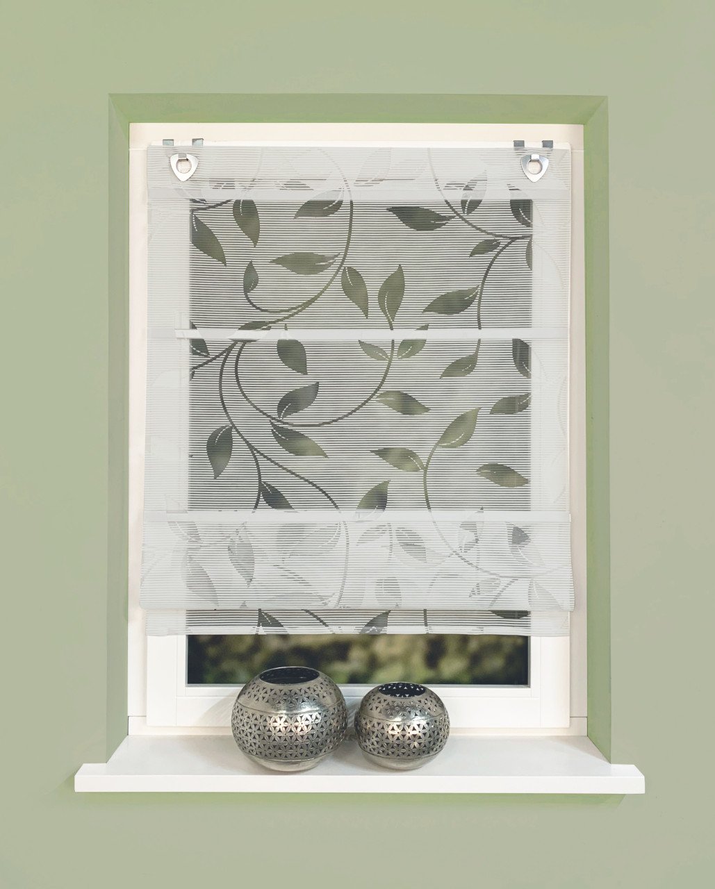 Home Wohnideen Magnetrollo Bambus 130 x 45 cm grau von Home Wohnideen