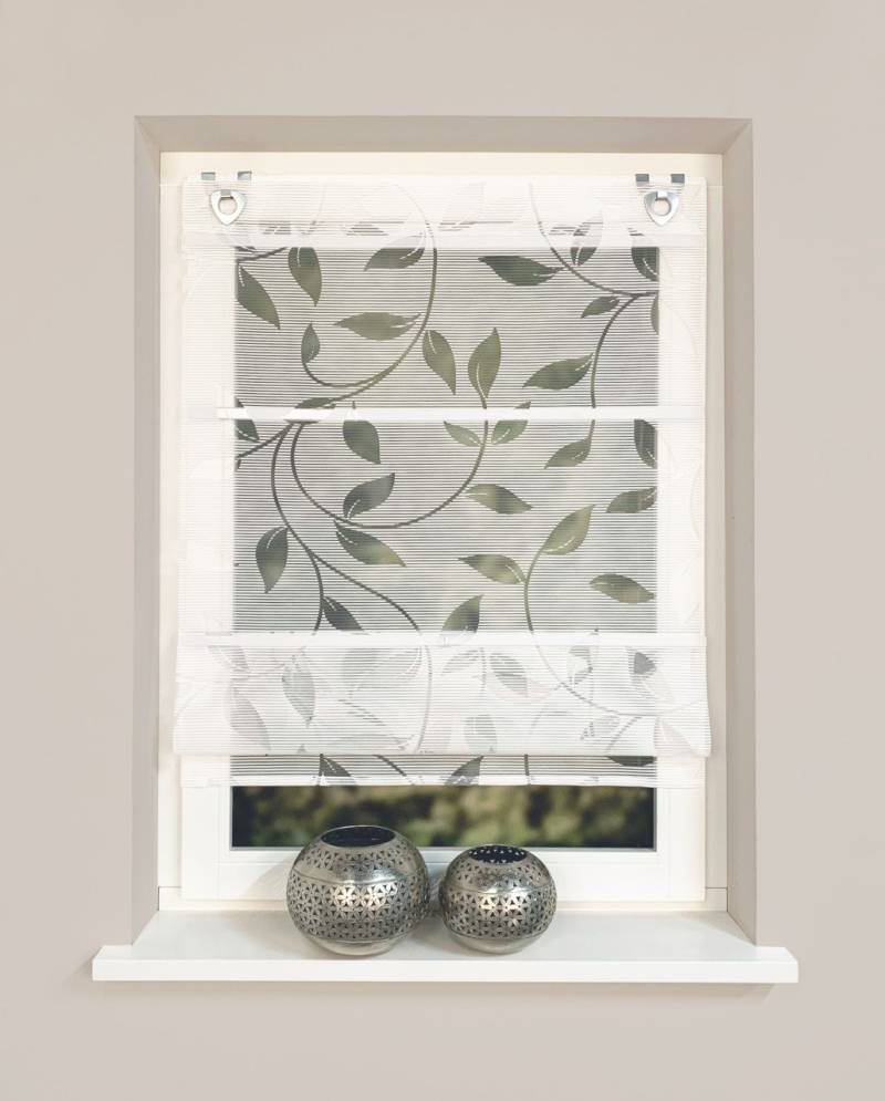 Home Wohnideen Magnetrollo Bambus 130 x 45 cm weiß von Home Wohnideen
