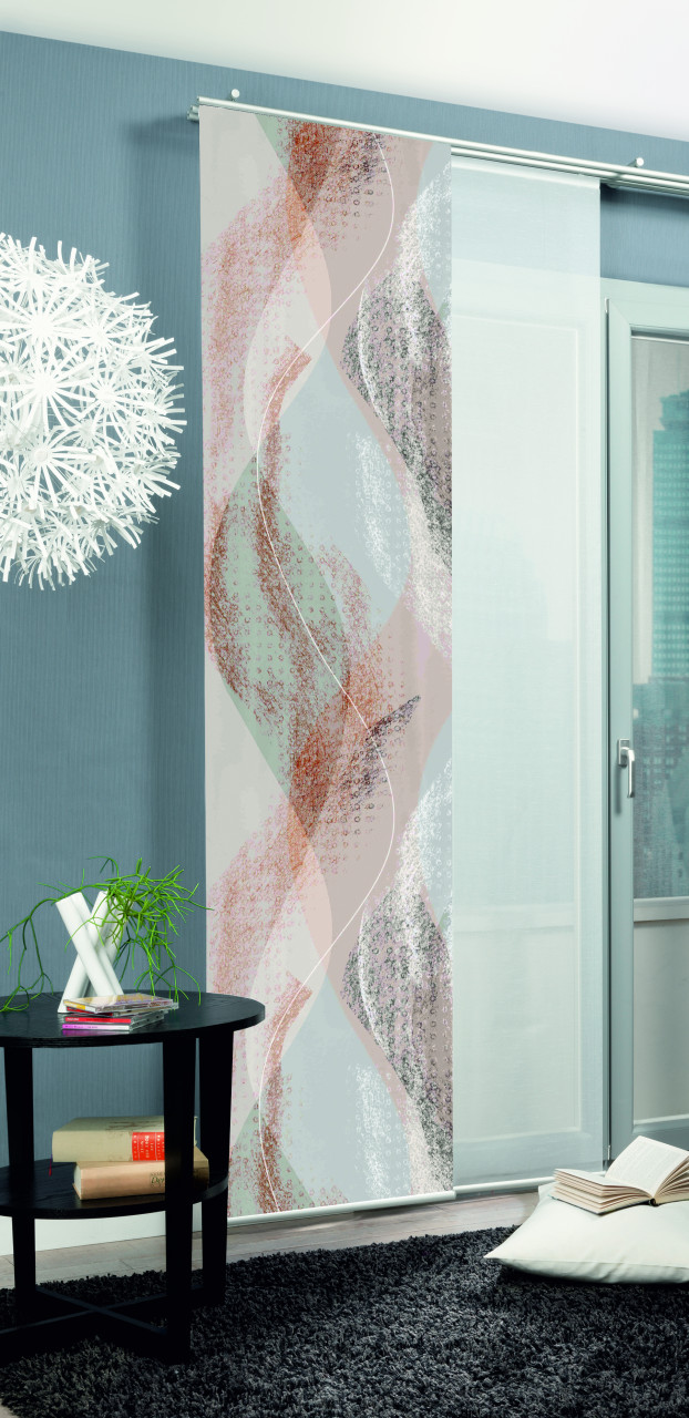 Home Wohnideen Schiebegardine Torre 245 x 60 cm kupfer von Home Wohnideen