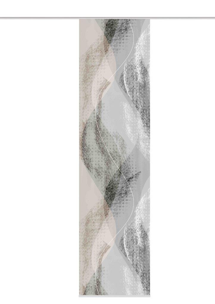 Home Wohnideen Schiebegardine Torre 245 x 60 cm stein von Home Wohnideen