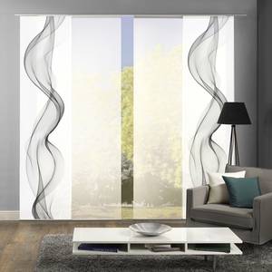home24 Schiebevorhang Alberta I 4er- Set 60 x 245 x 245cm Grau von home24