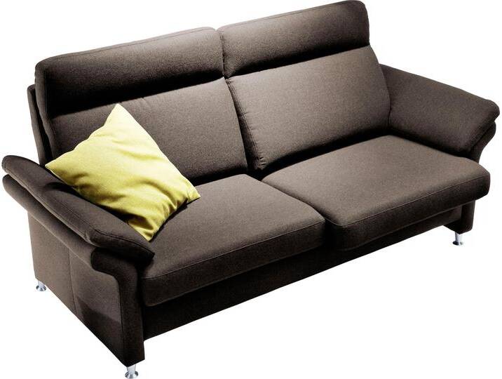 2-Sitzer HOME AFFAIRE Mailand , grau (stone), B:158cm H:103cm T:89cm, 100% Polyester, Sofas, mit komfortablem Federkern-Sitz, wahlweise mit Move-Funktion von Home-affaire