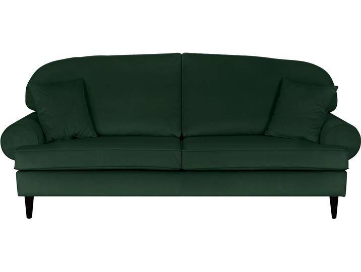 2-Sitzer HOME AFFAIRE Vitreux , grün (dunkelgrün), B:188cm H:95cm T:100cm, 100% Polyester, Sofas, auch im Bouclébezug, incl. Zierkissen von Home-affaire