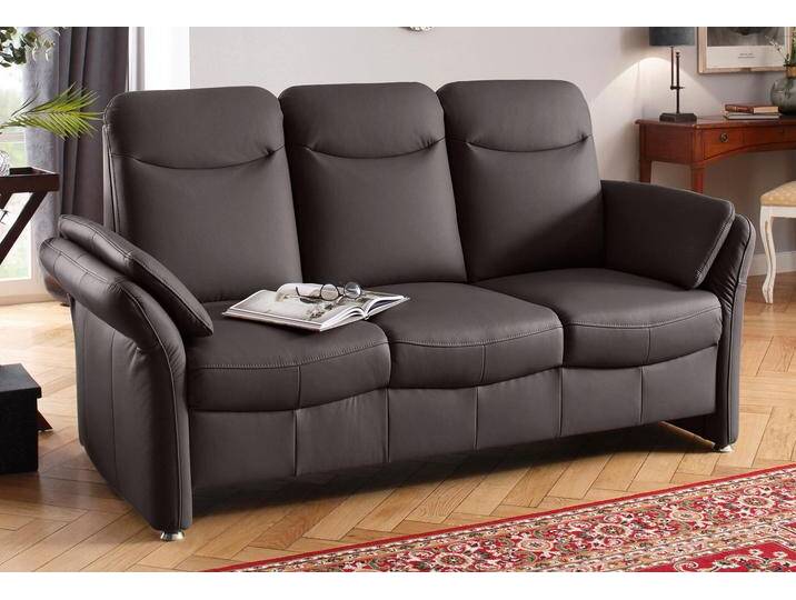 3-Sitzer HOME AFFAIRE Tahoma , braun (mokka), B:199cm H:103cm T:89cm, Sofas, mit Armteilverstellung, Federkern von Home-affaire