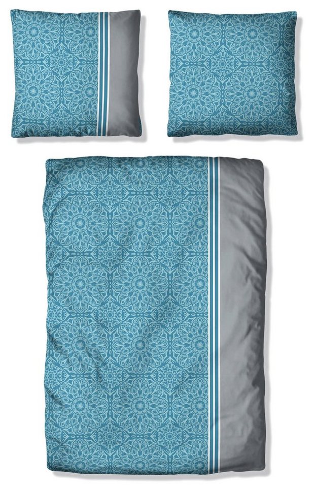 Bettwäsche Narem in Gr. 135x200 oder 155x220 cm, Home affaire, Linon, 2 teilig, romantische Bettwäsche aus Baumwolle von Home affaire