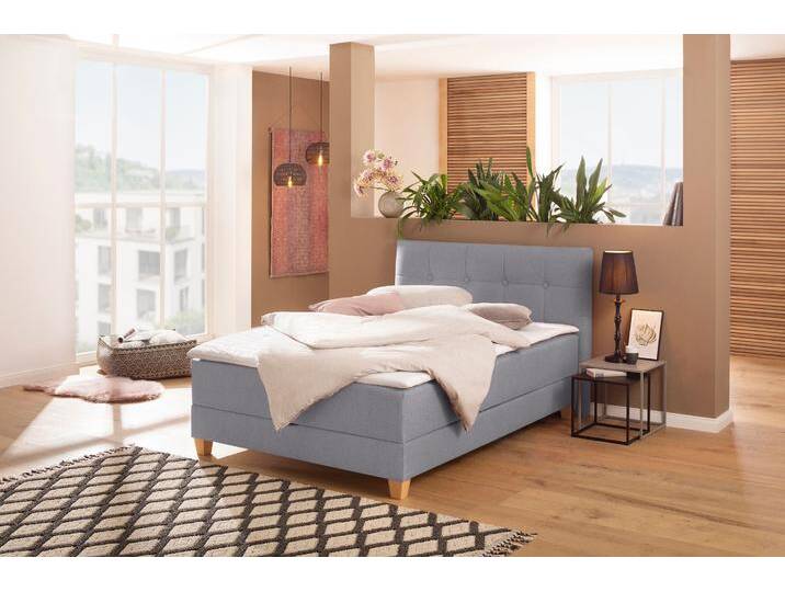 Boxbett HOME AFFAIRE Lonrai , grau, B:148cm L:207cm, Komplettbetten, in H2,H3 & H4 und XXL - Überlänge 220cm wählbar, inkl. Topper Boxbett HOME AFFAIRE Lonrai , grau, B:148cm L:207cm, Komplettbetten, in H2,H3 & H4 und XXL - Überlänge 220cm wählbar, inkl. Topper von Home-affaire