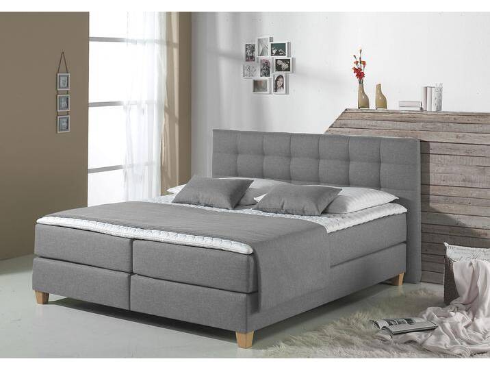 Boxspringbett HOME AFFAIRE Moulay , beige, B:154cm L:231cm, Komplettbetten, inkl. Topper, in Überlänge 220 cm, 3 Härtegrade, auch in H4 Boxspringbett HOME AFFAIRE Moulay , beige, B:154cm L:231cm, Komplettbetten, inkl. Topper, in Überlänge 220 cm, 3 Härtegrade, auch in H4 von Home-affaire
