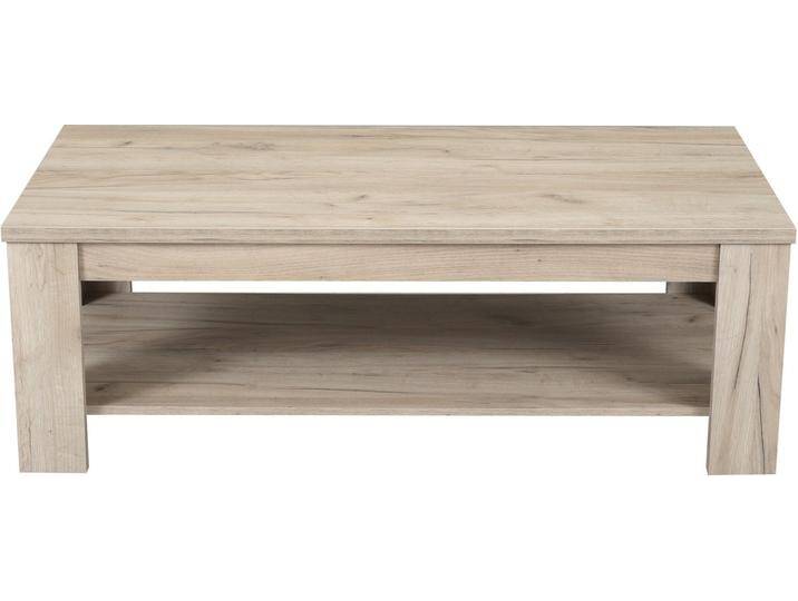 Couchtisch HOME AFFAIRE Oscar CT , grau (grau eiche), B:120cm H:41,5cm T:60cm, Tische, mit Ablageboden von Home-affaire
