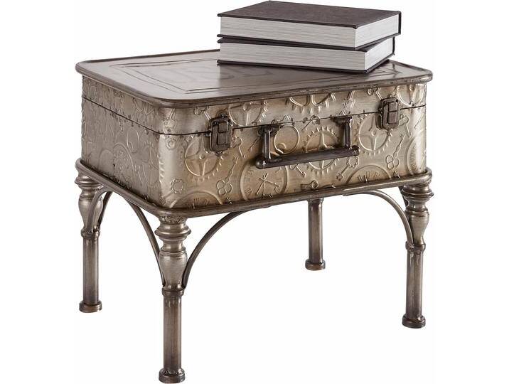 Couchtisch HOME AFFAIRE Use me , grau (grau antik), B:42cm H:34cm T:32cm, Tische, aus Metall von Home-affaire
