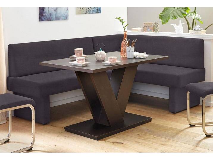 Eckbank HOME AFFAIRE, grau (anthrazit), B:152cm H:89cm T:202cm, Microfaser (Zusammensetzung: 100% Polyester), Sitzbänke von Home-affaire