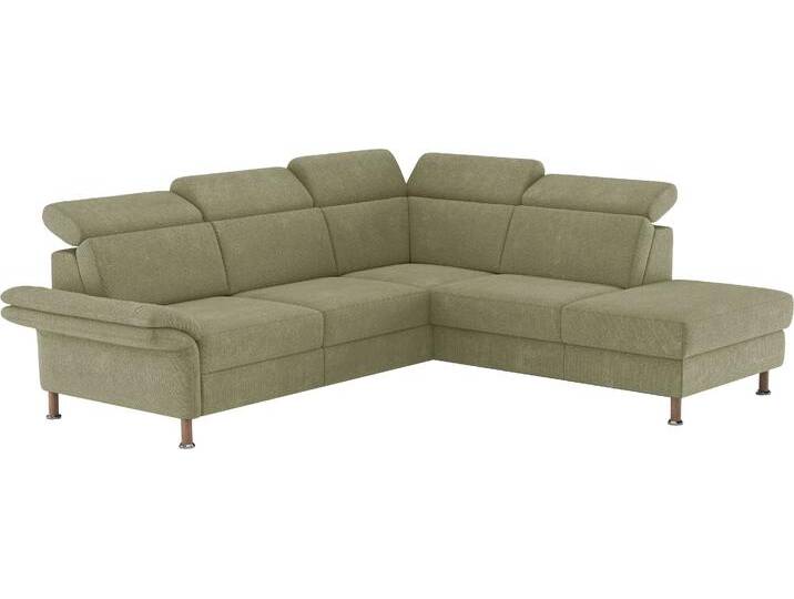 Ecksofa HOME AFFAIRE Calypso L-Form , grün, B:259cm H:85cm T:227cm, 100% Polyester, Sofas, mit Relaxfunktion motorisch im Sofa 2,5- Sitzer von Home-affaire