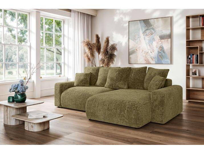 Ecksofa HOME AFFAIRE LAKESIDE klein mit Bettfunktion und Bettkasten, B/T/H 235/142/84 cm , grün, B:235cm H:84cm T:142cm, 100% Polyester, Sofas, L-Form, Recamiere beidseitig montierbar, mit Wellenunterfederung Ecksofa HOME AFFAIRE LAKESIDE klein mit Bettfunktion und Bettkasten, B/T/H 235/142/84 cm , grün, B:235cm H:84cm T:142cm, 100% Polyester, Sofas, L-Form, Recamiere beidseitig montierbar, mit Wellenunterfederung von Home-affaire