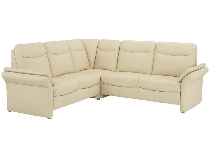 Ecksofa HOME AFFAIRE Tahoma L-Form , beige (creme), B:251cm H:103cm T:231cm, Sofas, mit Armlehnfunktion, wahlweise Bettfunktion, Schublade, Relaxfunktion von Home-affaire