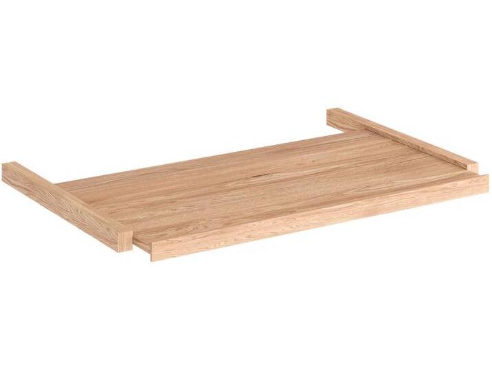 Einlegeboden HOME AFFAIRE Azelie , braun (wildeiche), B:98cm H:2cm T:58cm, Massivholz, Einlegeböden, ausziehbar von Home-affaire