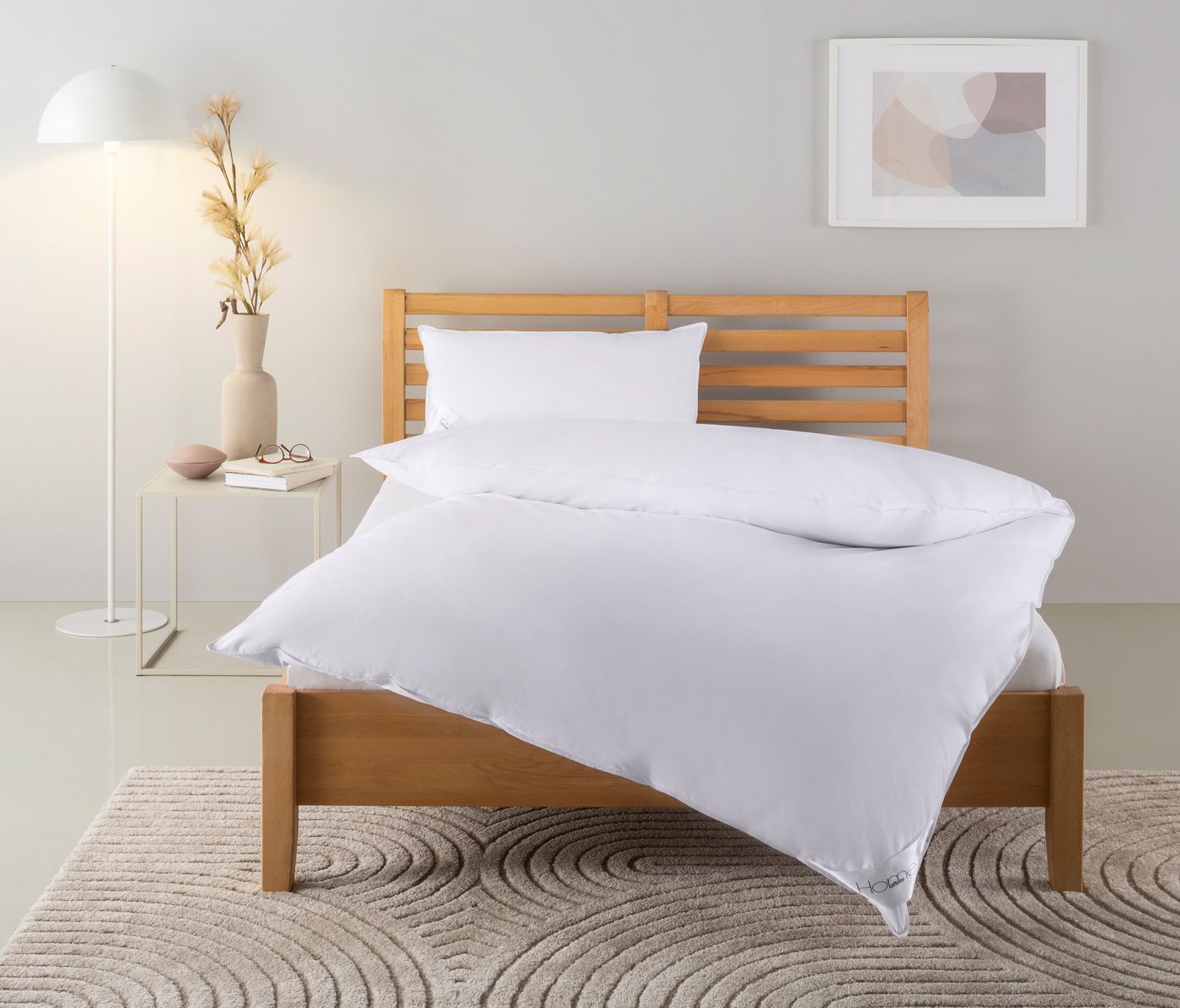 Home affaire Federbettdecke + Kopfkissen Ballonbett Trin Bettdecke 135x200 cm, 155x220 cm, Bezug: 100% Baumwolle, Set mit Kissen 40x80 cm, 80x80 cm, Herbst, Winter Home affaire Federbettdecke + Kopfkissen Ballonbett Trin Bettdecke 135x200 cm, 155x220 cm, Bezug: 100% Baumwolle, Set mit Kissen 40x80 cm, 80x80 cm, Herbst, Winter von Home affaire