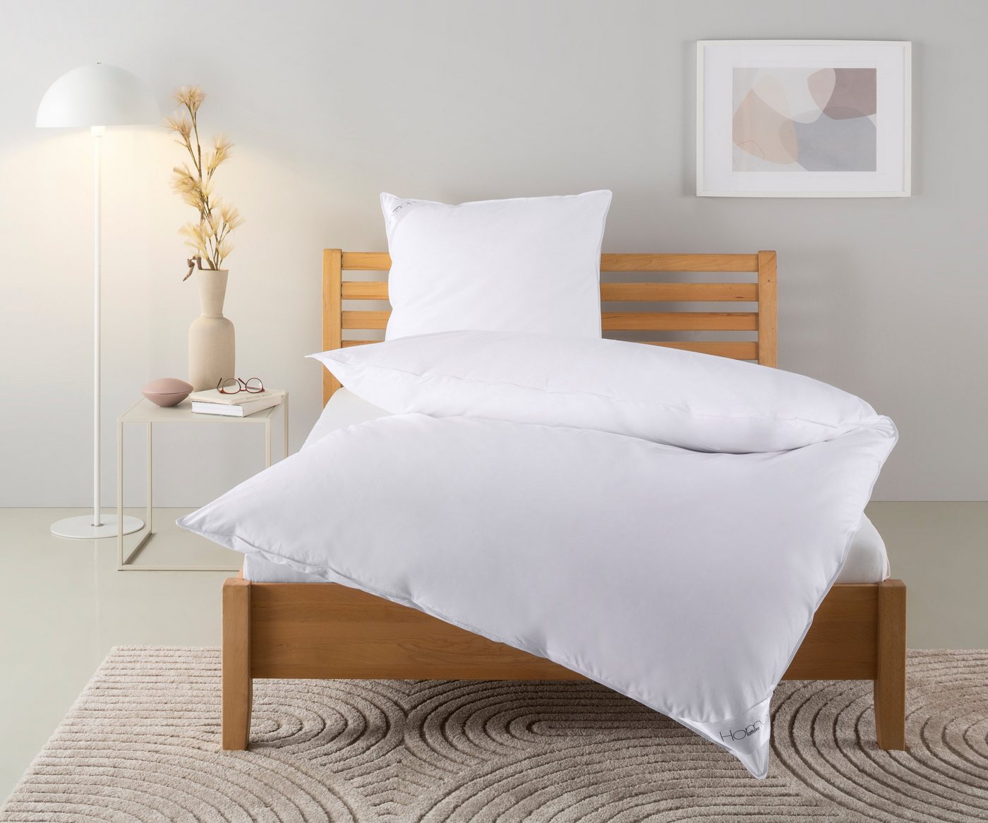 Home affaire Federbettdecke + Kopfkissen Ballonbett Trin Bettdecke 135x200 cm, 155x220 cm, Bezug: 100% Baumwolle, Set mit Kissen 40x80 cm, 80x80 cm, Herbst, Winter Home affaire Federbettdecke + Kopfkissen Ballonbett Trin Bettdecke 135x200 cm, 155x220 cm, Bezug: 100% Baumwolle, Set mit Kissen 40x80 cm, 80x80 cm, Herbst, Winter von Home affaire