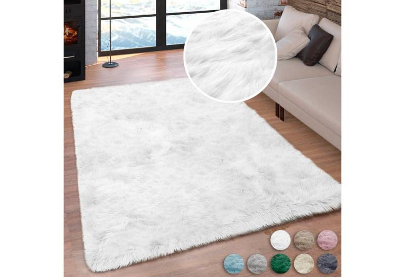my home Hochflor-Teppich Valeria, Fellteppich, kuschelig, flauschig, rechteckig, Höhe: 60 mm, Kunstfell, weiche Teppiche, Wohnzimmer, Schlafzimmer, Esszimmer von my home