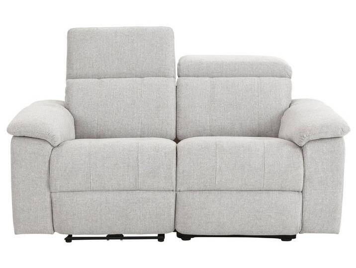 Home affaire 2-Sitzer Binado, mit manueller oder elektrischer Relaxfunktion mit USB-Anschluss, grau, mit USB-Anschluss-mit motorischer Relaxfunktion von Home-affaire