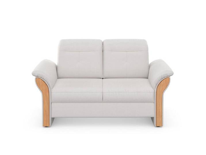 Home affaire 2-Sitzer Dangast, Kopfteilverstellung, Holz-Chatosen, silberfarben, silber von Home-affaire