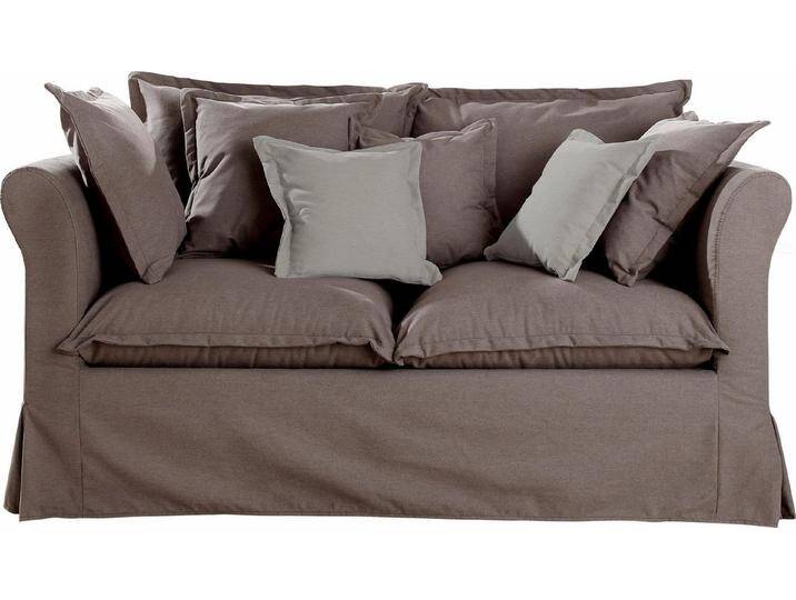 Home affaire 2-Sitzer Luise, in Hussenoptik, braun, braun Home affaire 2-Sitzer Luise, in Hussenoptik, braun, braun von Home-affaire