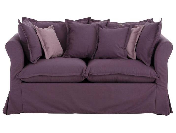 Home affaire 2-Sitzer Luise, in Hussenoptik, lila, aubergine Home affaire 2-Sitzer Luise, in Hussenoptik, lila, aubergine von Home-affaire