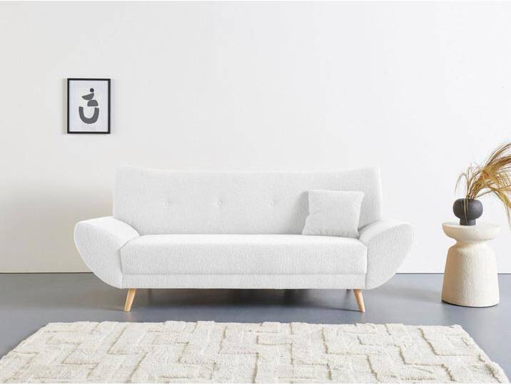 Home affaire 3-Sitzer Basta, weiß, weiß von Home-affaire