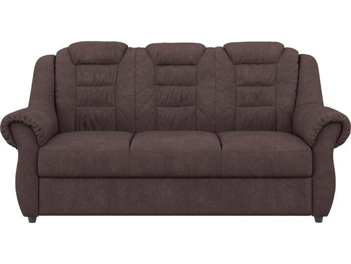 Home affaire 3-Sitzer Boston, Sofa mit hoher Rückenlehne, braun, Charcoal von Home-affaire