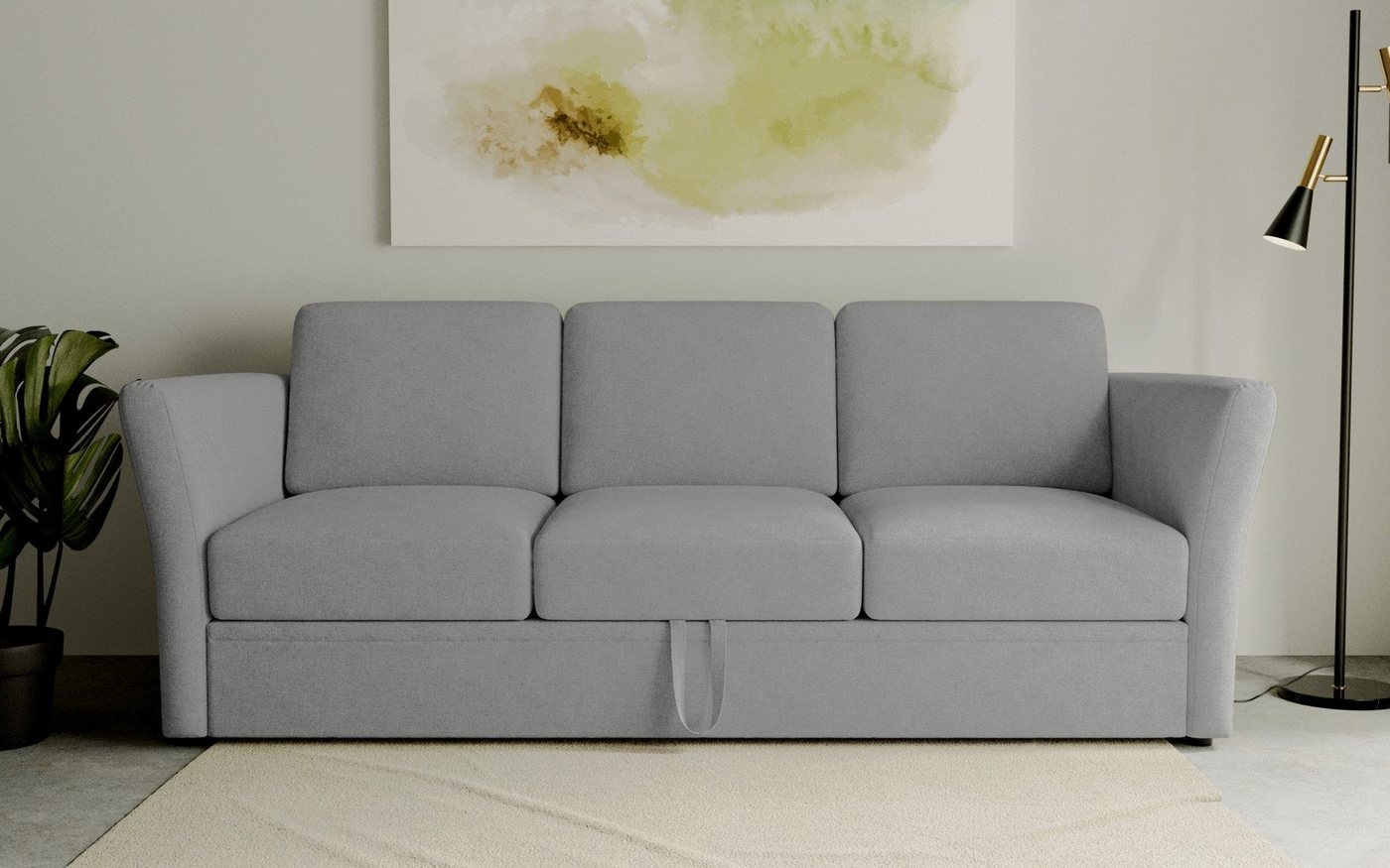 Home affaire 3-Sitzer Lavars Schlafsofa, mit Bettfunktion, in zwei verschiedenen Bezugsqualitäten Home affaire 3-Sitzer Lavars Schlafsofa, mit Bettfunktion, in zwei verschiedenen Bezugsqualitäten von Home affaire