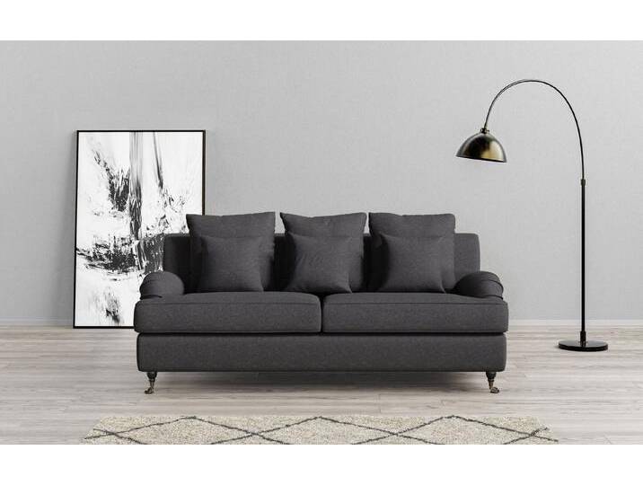 Home affaire 3-Sitzer NORIN, zwei Fußarten: vorne - Rollen, hinten - Holzfüße, grau, dunkelgrau Home affaire 3-Sitzer NORIN, zwei Fußarten: vorne - Rollen, hinten - Holzfüße, grau, dunkelgrau von Home-affaire