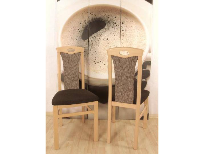 Home affaire 4-Fußstuhl Kasia (Set, 2 St), braun, bucher natur/schoko von Home-affaire