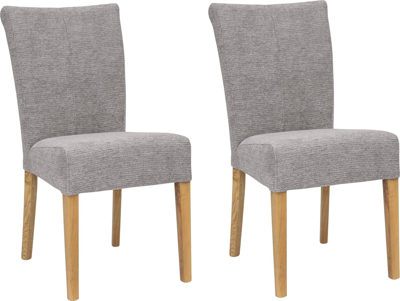 Home affaire Esszimmerstuhl Queen Polsterstuhl BESTSELLER (Set, 2 St), verschiedene Bezüge, Gestell Massivholz von Home affaire