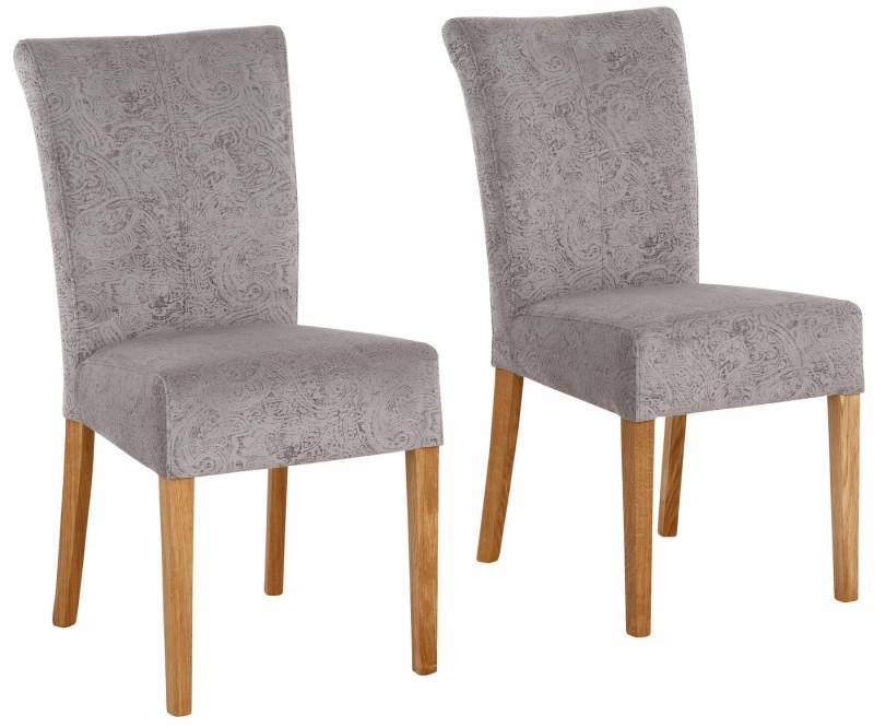 Home affaire Esszimmerstuhl Queen Polsterstuhl BESTSELLER (Set, 4 St), verschiedene Bezüge, Gestell Massivholz von Home affaire