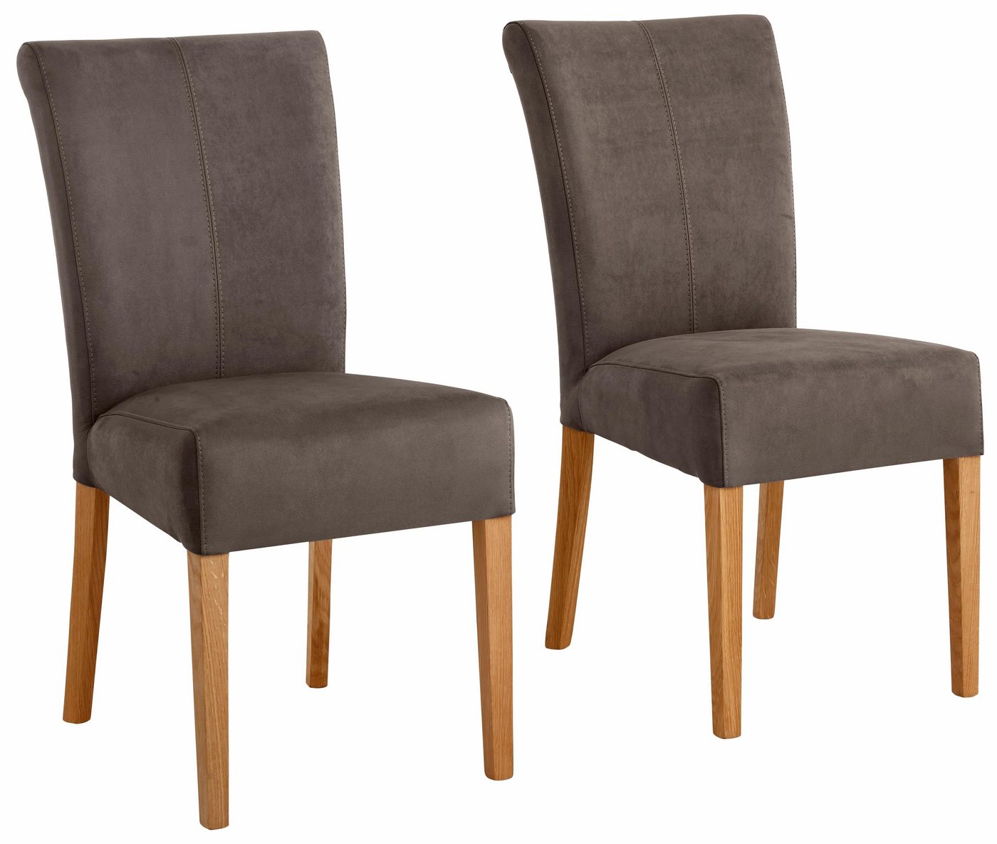 Home affaire Esszimmerstuhl Queen Polsterstuhl BESTSELLER (Set, 4 St), verschiedene Bezüge, Gestell Massivholz von Home affaire