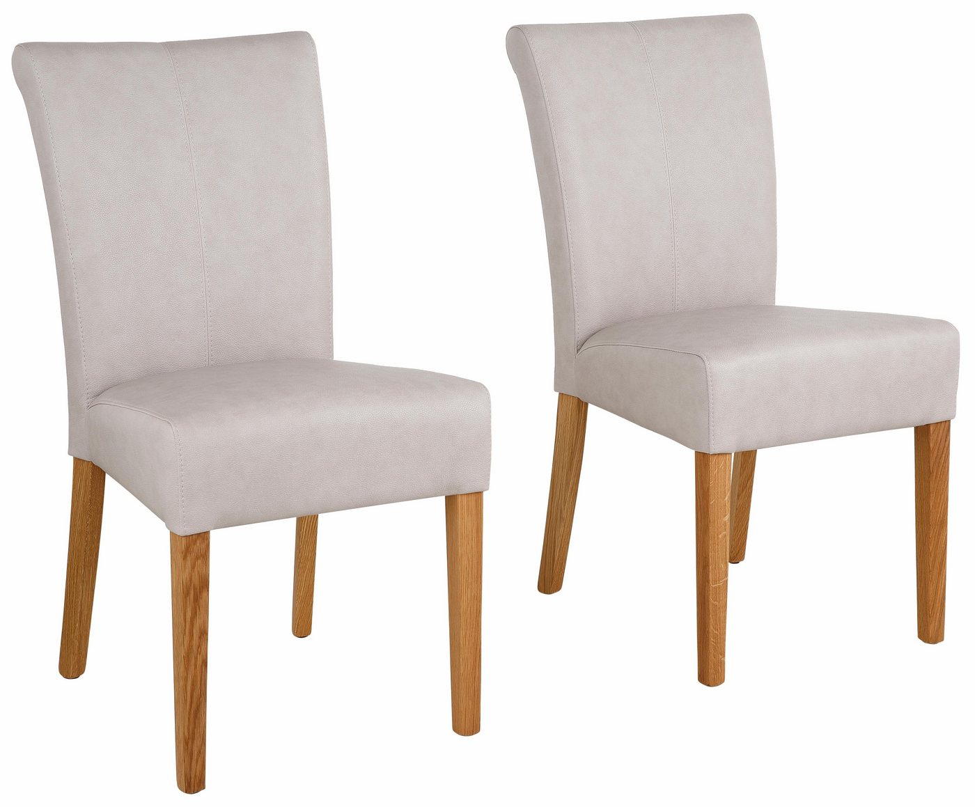 Home affaire Esszimmerstuhl Queen Polsterstuhl BESTSELLER (Set, 4 St), verschiedene Bezüge, Gestell Massivholz von Home affaire