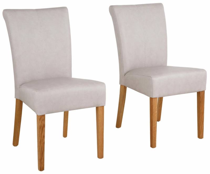 Home affaire Esszimmerstuhl Queen Polsterstuhl BESTSELLER (Set, 4 St), verschiedene Bezüge, Gestell Massivholz von Home affaire
