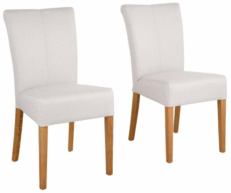 Home affaire Esszimmerstuhl Queen Polsterstuhl BESTSELLER (Set, 6 St), verschiedene Bezüge, Gestell Massivholz von Home affaire