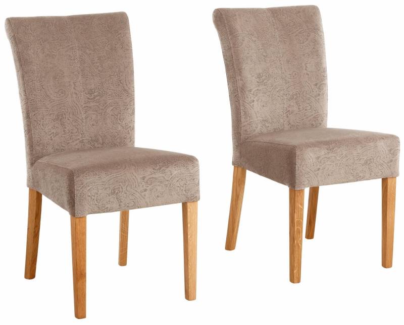 Home affaire Esszimmerstuhl Queen Polsterstuhl BESTSELLER (Set, 6 St), verschiedene Bezüge, Gestell Massivholz von Home affaire