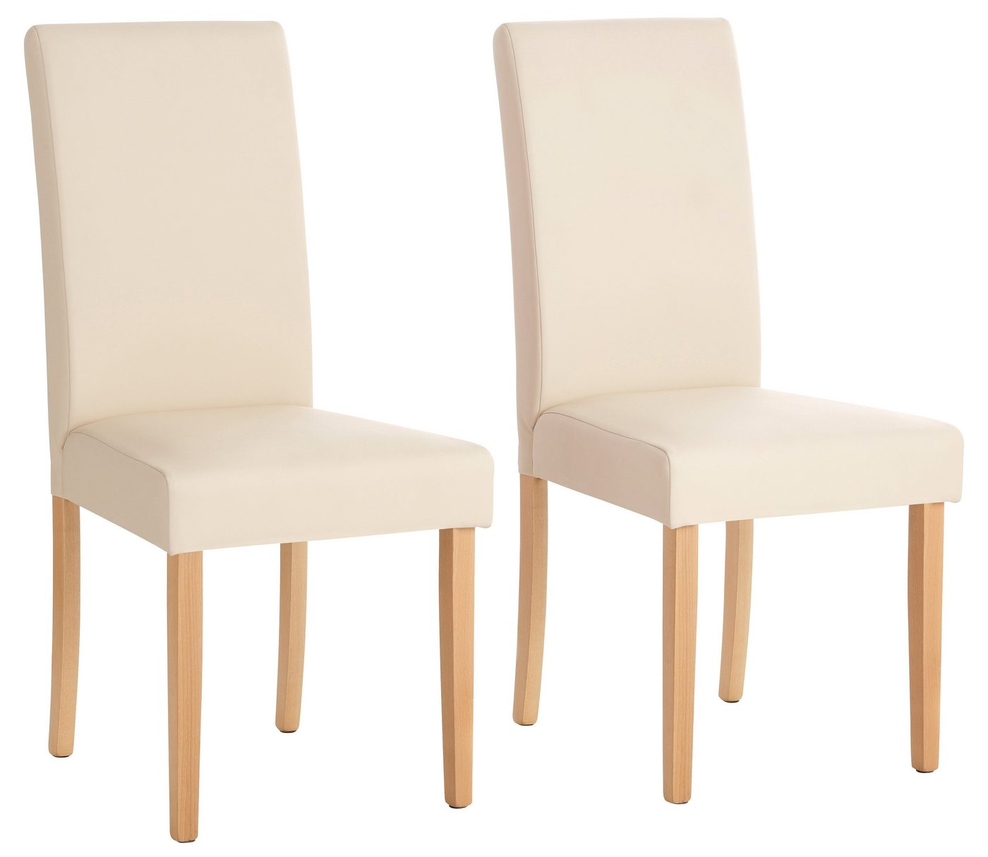 Home affaire Esszimmerstuhl Roko (Set, 2 St), im 2er, 4er oder 6er-Set, Gestell Massivholz von Home affaire
