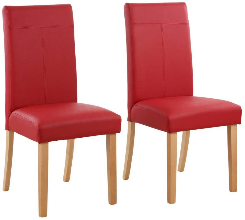 Home affaire Esszimmerstuhl Rubin Polsterstuhl Bestseller (Set, 2 St), Im 2er, 4er oder 6er-Set, mit honigfarbenen oder dunkelbraunen Beinen von Home affaire