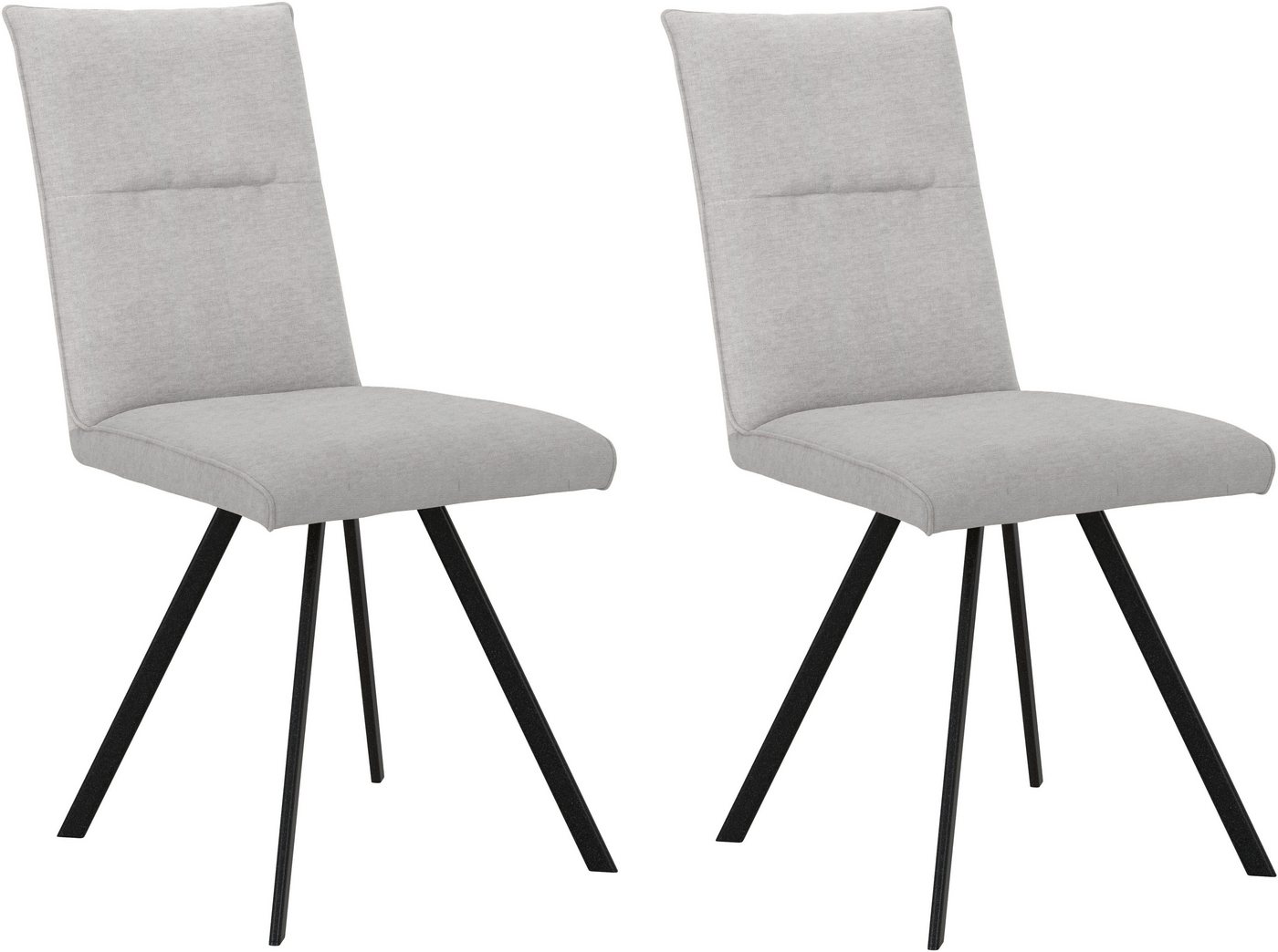 Home affaire 4-Fußstuhl Sava (Set, 2 St), Metallgestell von Home affaire